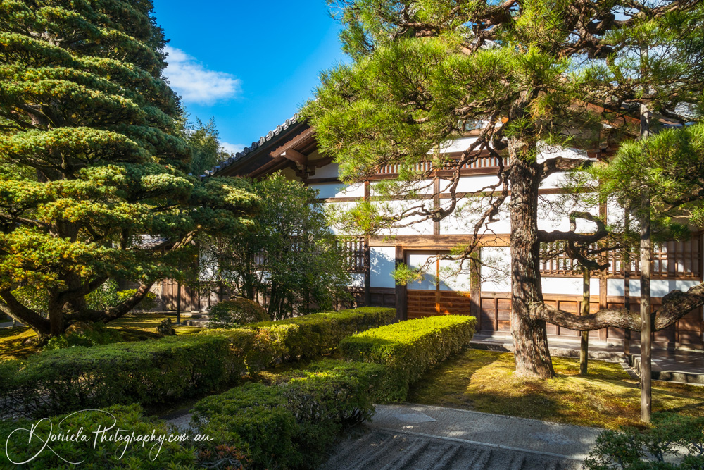 Kyoto Silver Pavillion or Ginkaku Ji Traditional Japanese architecture and gardens